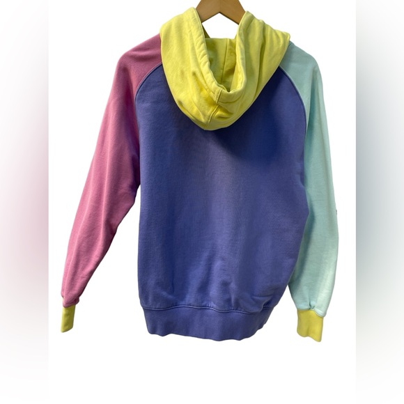 Teddy Fresh Color-block Heavyweight 100% Cotton Hoodie Size Small EUC - Picture 2 of 13